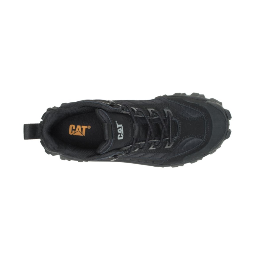 Black Caterpillar Intruder Mid Shoe