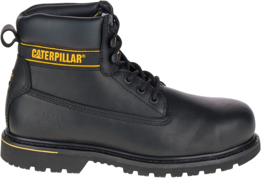 Black Holton Steel Toe S3 HRO SRC Work Boot Caterpillar