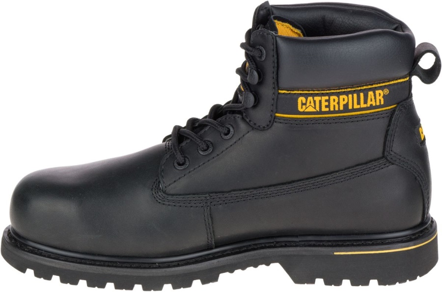 Black Holton Steel Toe S3 HRO SRC Work Boot Caterpillar
