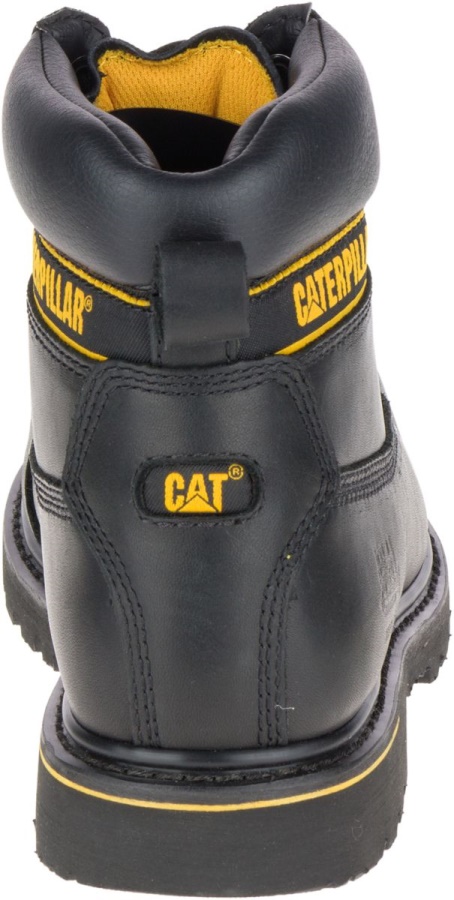 Black Holton Steel Toe S3 HRO SRC Work Boot Caterpillar