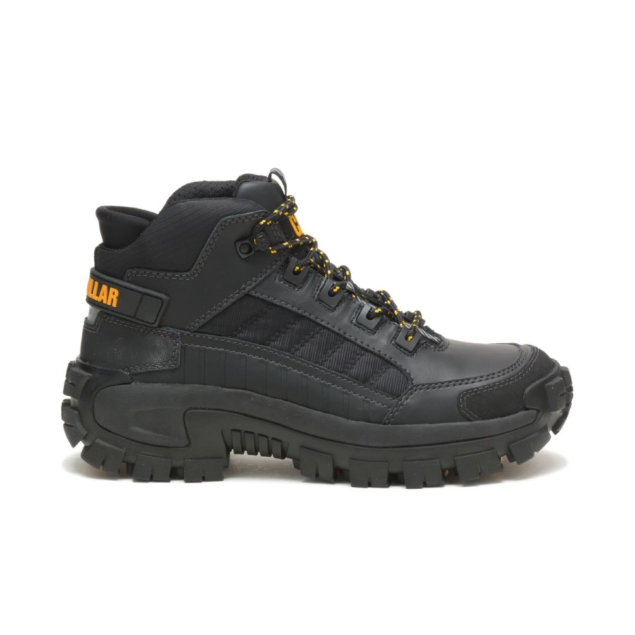 Black Men's Invader Mid SB FO E HBO Work Boot Caterpillar