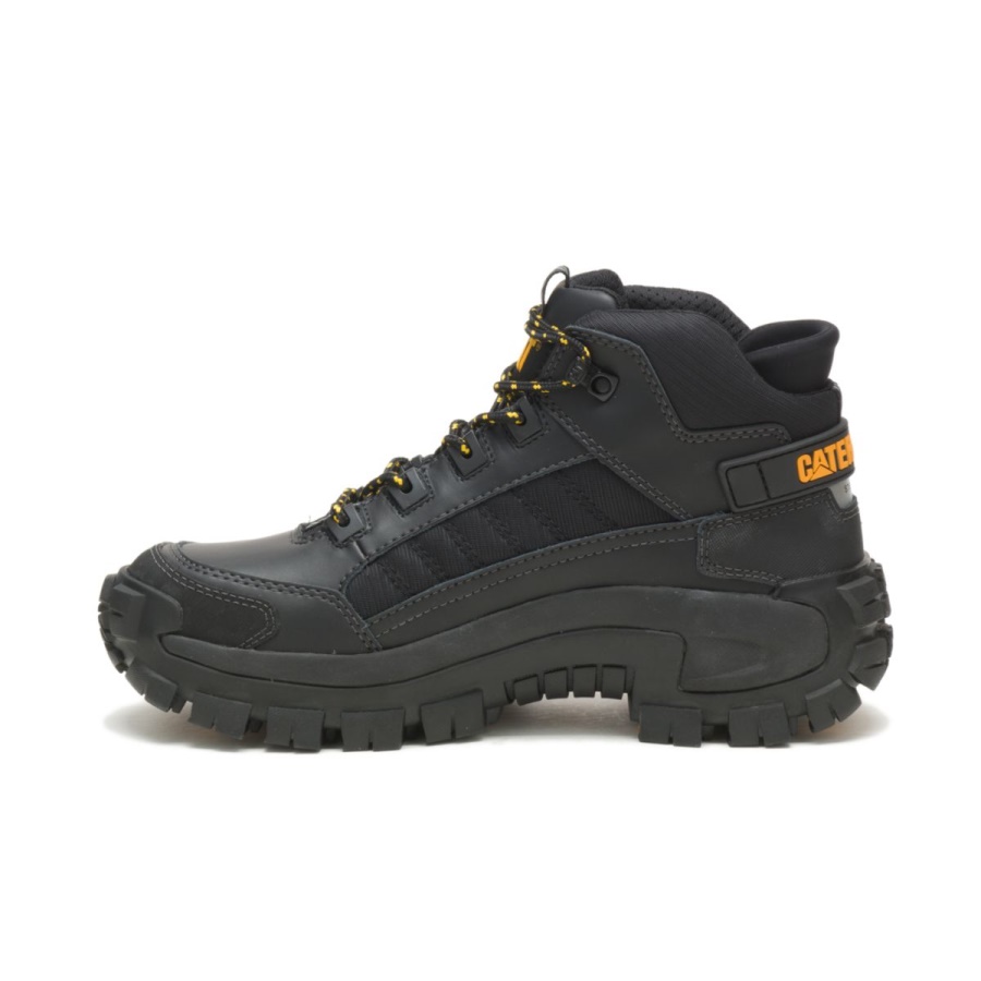 Black Men's Invader Mid SB FO E HBO Work Boot Caterpillar