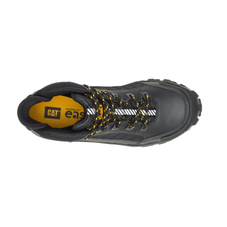 Black Men's Invader Mid SB FO E HBO Work Boot Caterpillar