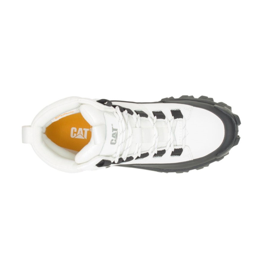 Bright White Caterpillar Trespass Waterproof Galosh