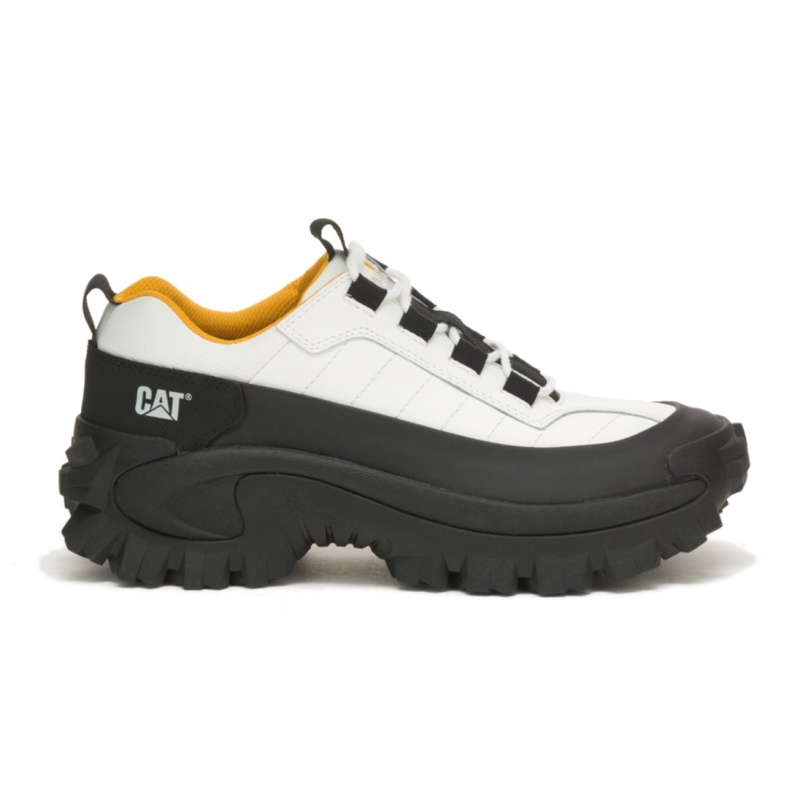 Bright White Intruder Waterproof Galosh Caterpillar