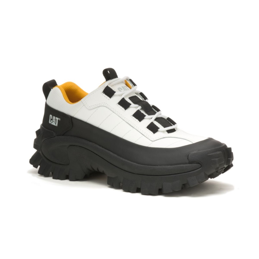 Bright White Intruder Waterproof Galosh Caterpillar