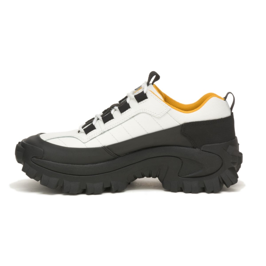 Bright White Intruder Waterproof Galosh Caterpillar
