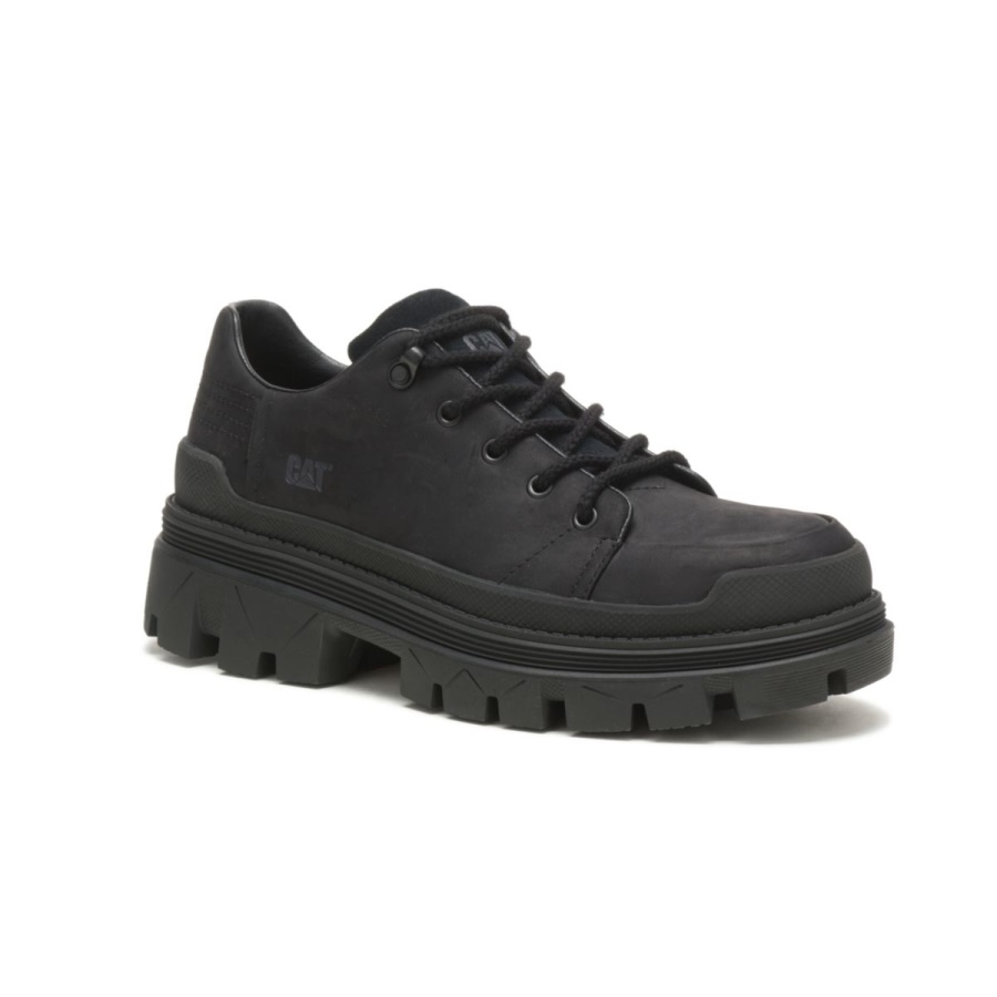 Caterpillar Black Hardware Lo Shoe