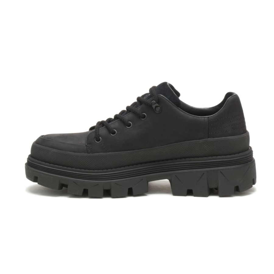 Caterpillar Black Hardware Lo Shoe