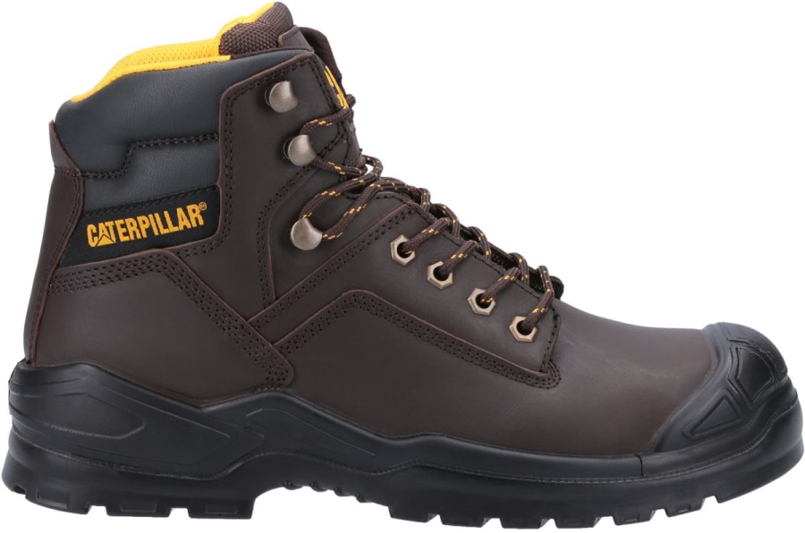 Caterpillar Brown Striver Bump Steel Toe S3 SRC Work Boot