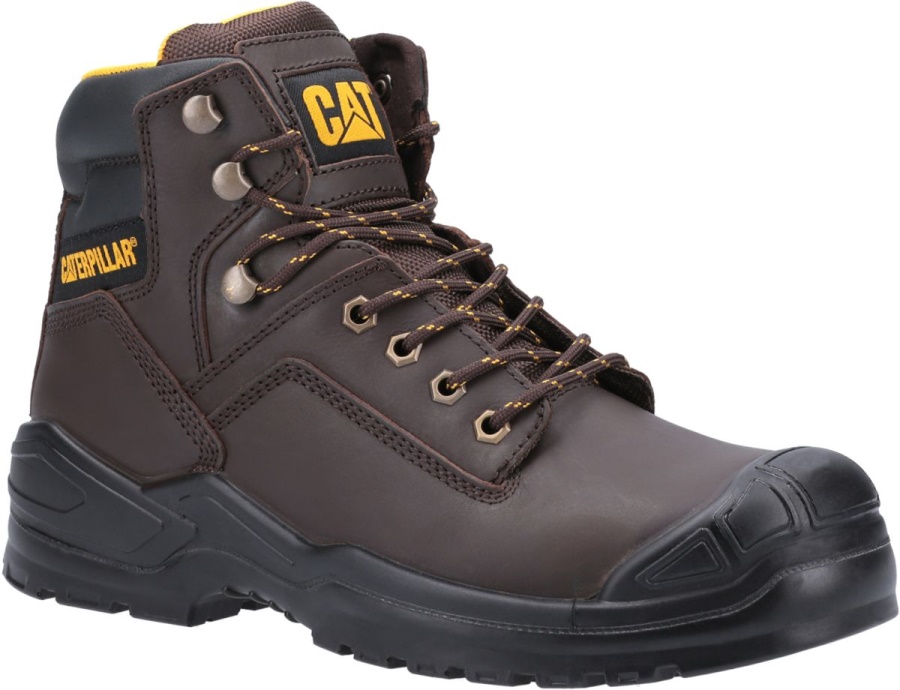 Caterpillar Brown Striver Bump Steel Toe S3 SRC Work Boot