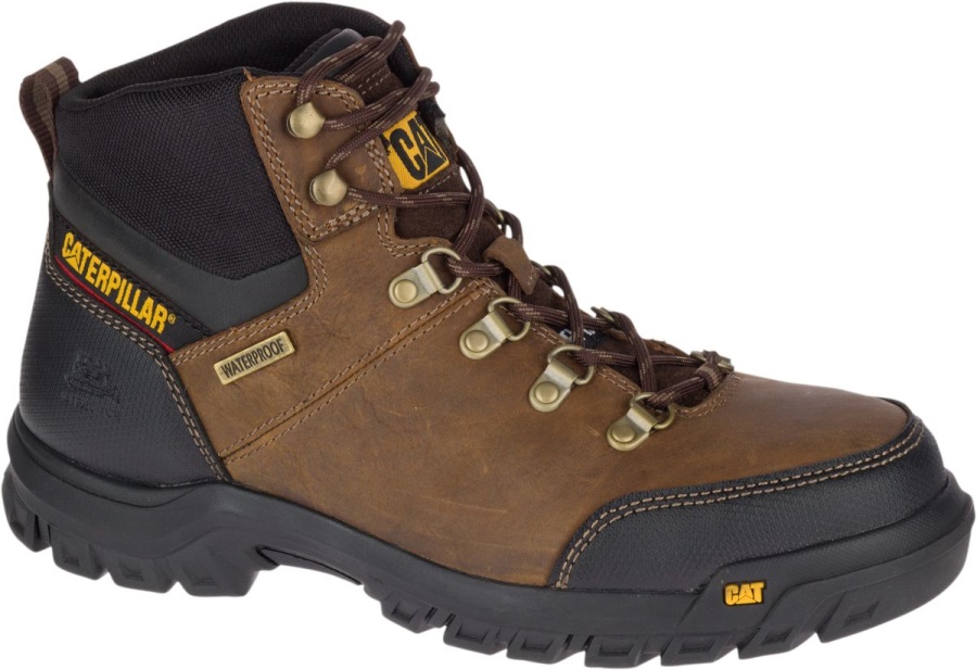 Caterpillar Framework S3 WR HRO SRA Steel Toe Work Boot Seal Brown