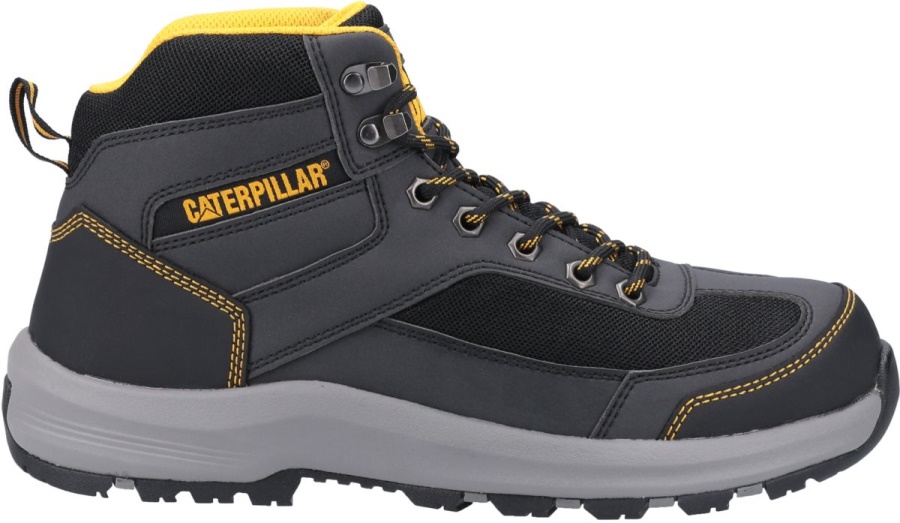 Caterpillar Grey Men's Elmore Mid Steel Toe S1P Work Boot