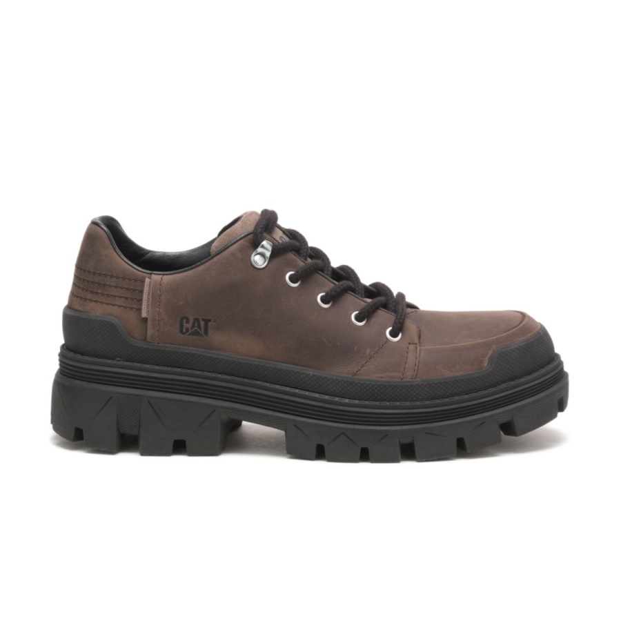 Caterpillar Hardware Lo Shoe Walnut