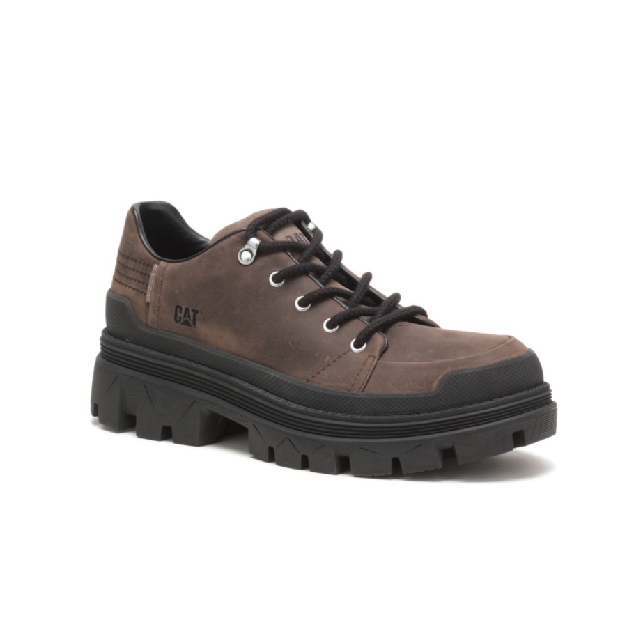 Caterpillar Hardware Lo Shoe Walnut