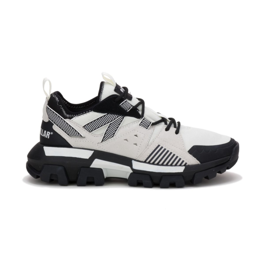 Caterpillar Lily White-Black Raider Sport Sneaker