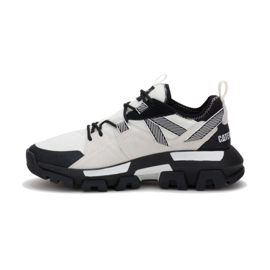 Caterpillar Lily White-Black Raider Sport Sneaker