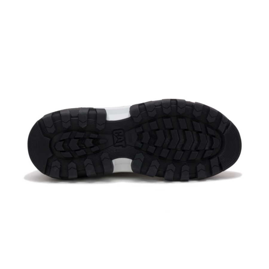 Caterpillar Lily White-Black Raider Sport Sneaker