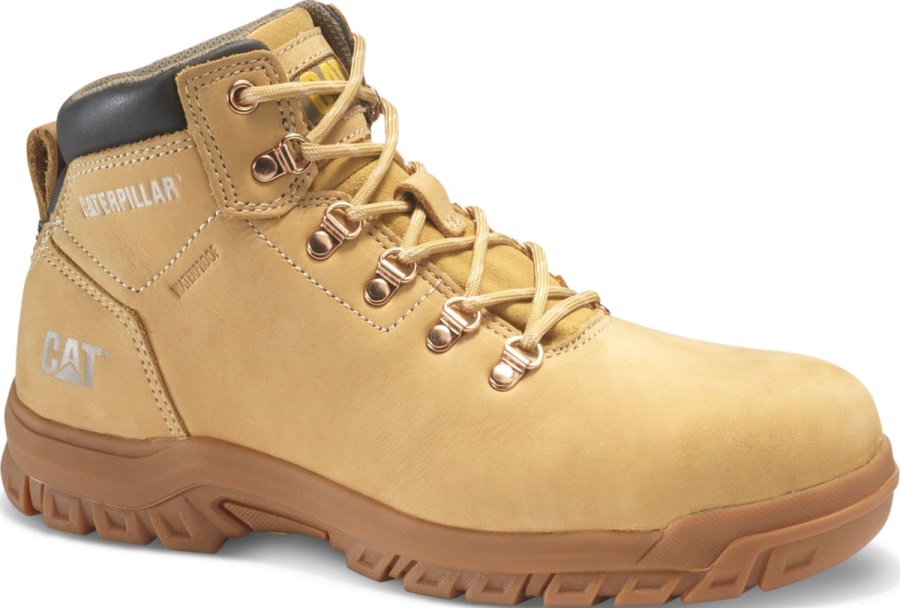 Caterpillar Mae Steel Toe S3 HRO SR SRA Work Boot Honey Reset