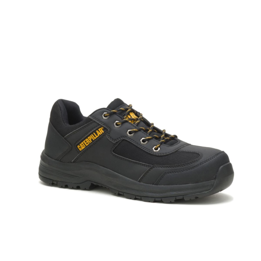 Caterpillar Men's Elmore Steel Toe S1P HRO SRC Work Shoe Black