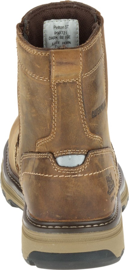 Dark Beige Pelton Steel Toe S1P HRO SRA Work Boot Caterpillar