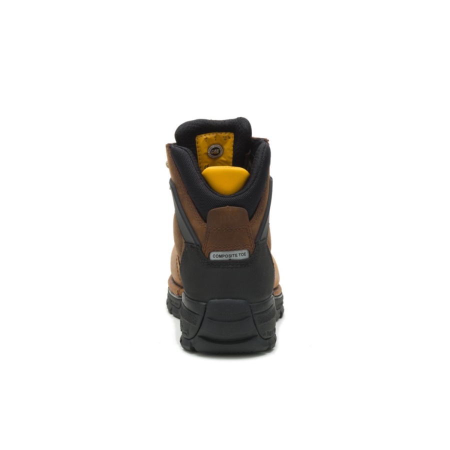 Dark Brown Excavator LT 6'' S3 WR HRO SRA Work Boot Caterpillar
