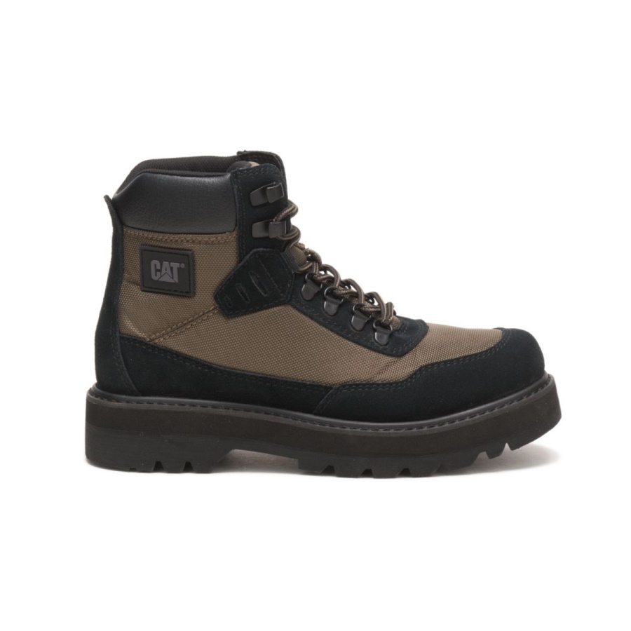 Dark Olive-Black Caterpillar Conquer 2.0 Boot