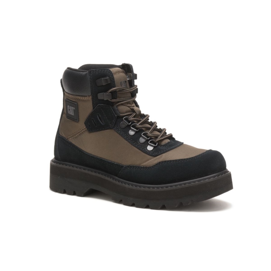 Dark Olive-Black Caterpillar Conquer 2.0 Boot