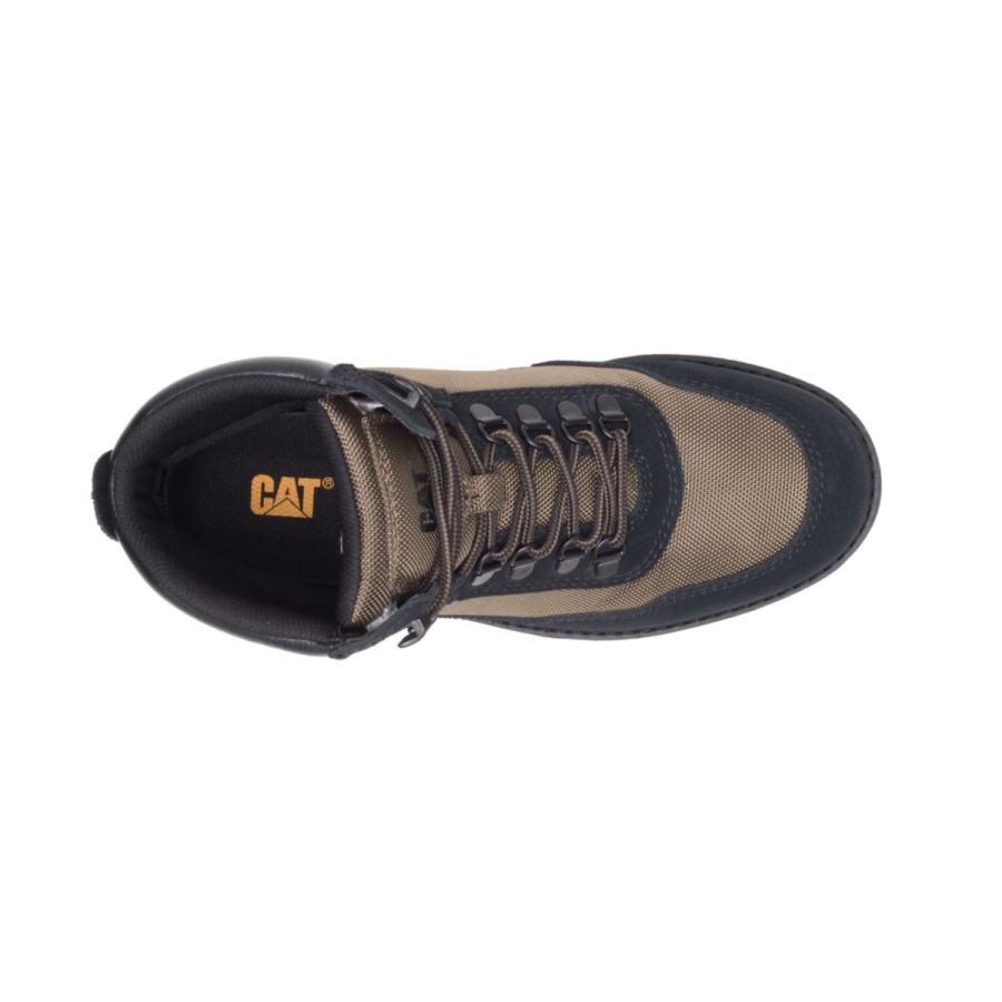 Dark Olive-Black Caterpillar Conquer 2.0 Boot