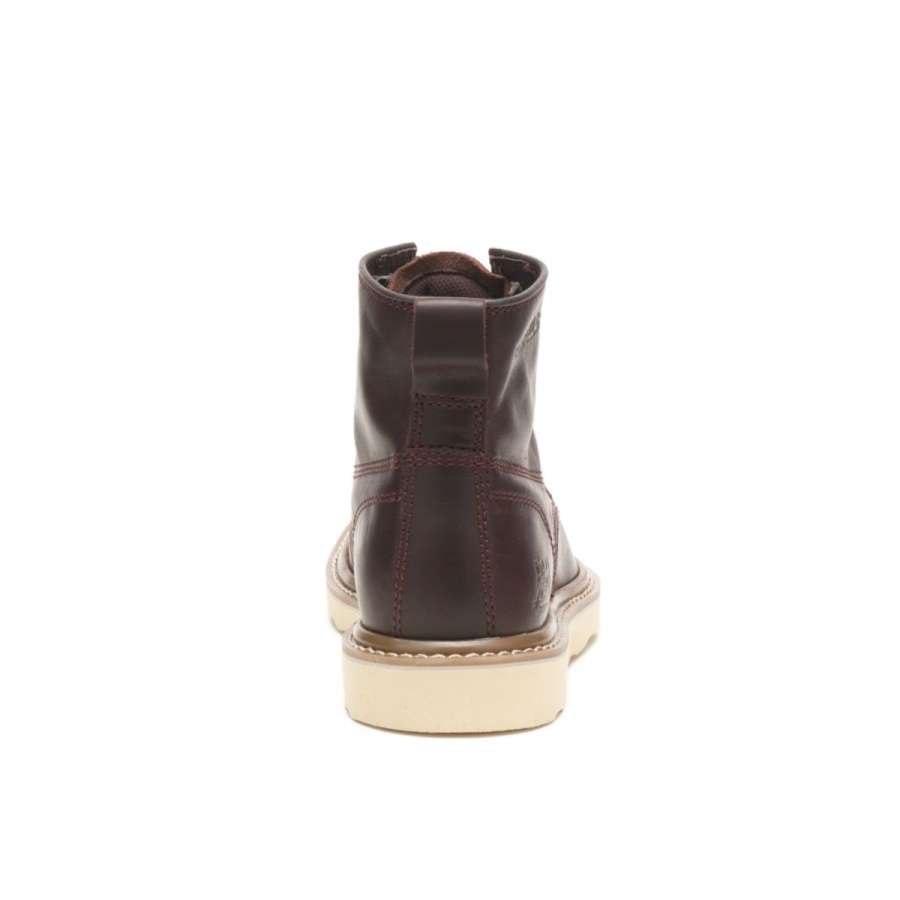 Deep Mahogany Caterpillar Glenrock Mid Boot