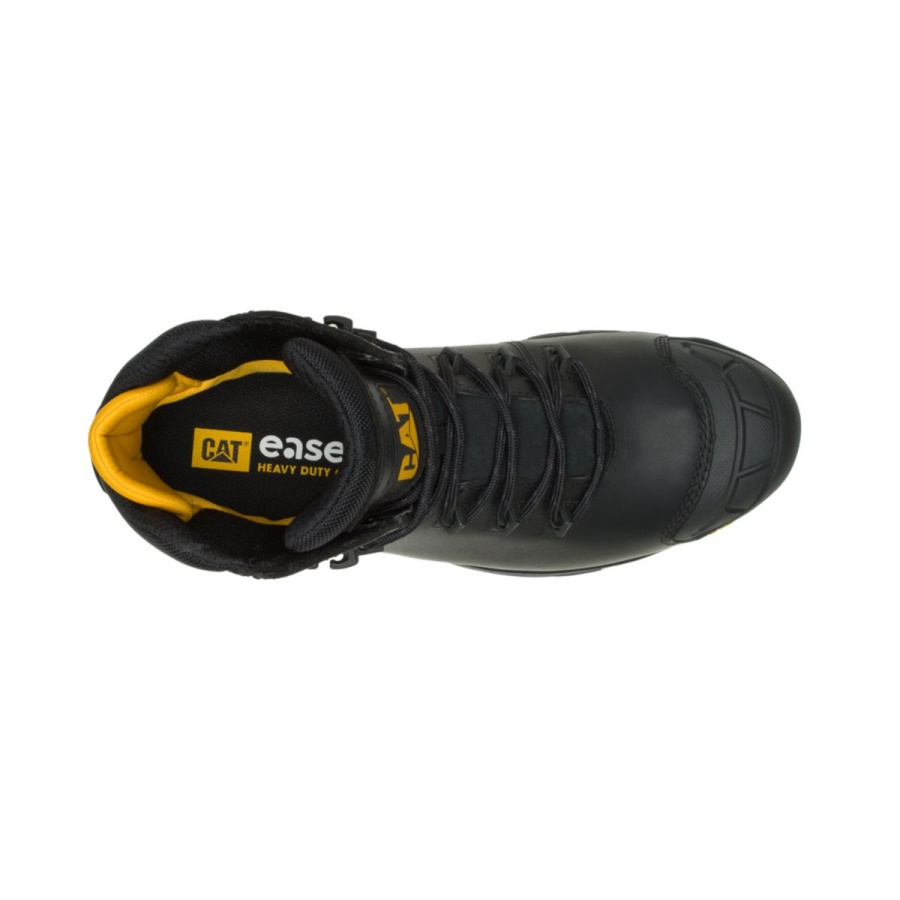 Excavator LT 6'' S3 WR HRO SRA Work Boot Caterpillar Black