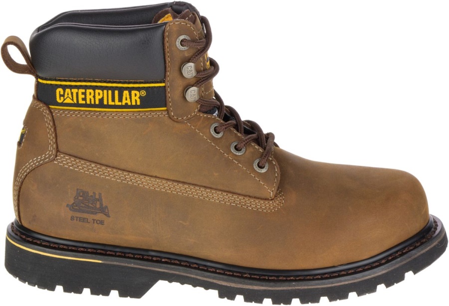 Holton Steel Toe S3 HRO SRC Work Boot Caterpillar Dark Brown