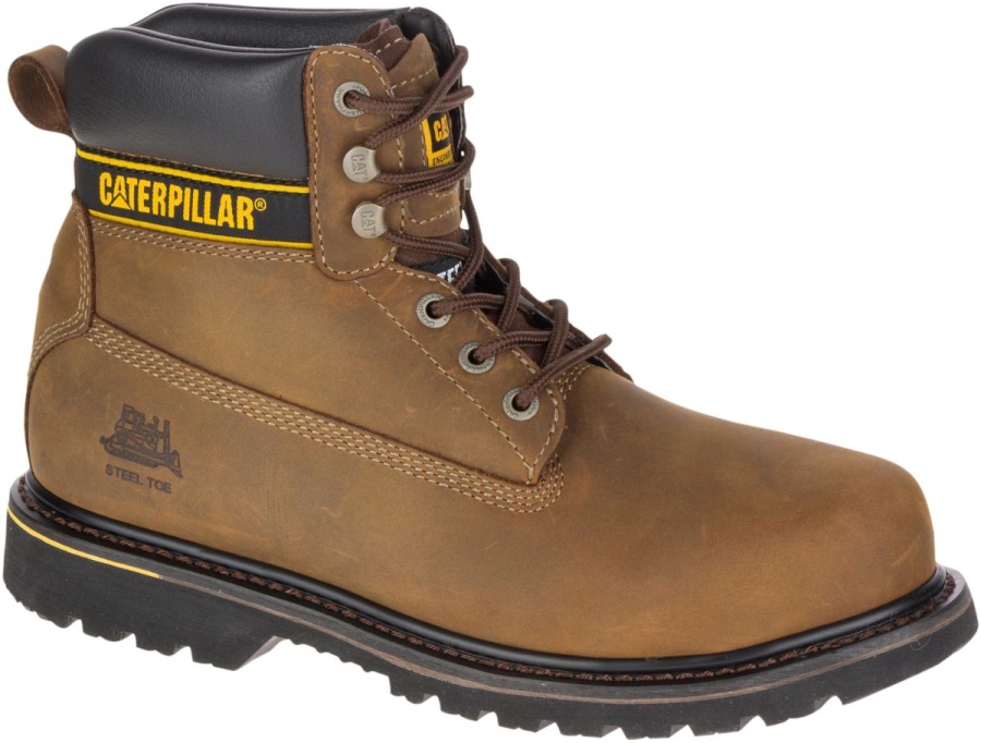 Holton Steel Toe S3 HRO SRC Work Boot Caterpillar Dark Brown