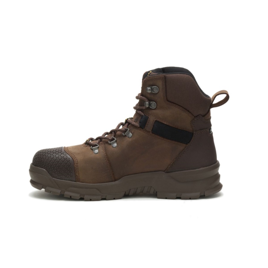 Men's Accomplice X S3 WR HRO SRA Work Boot Seal Brown Caterpillar