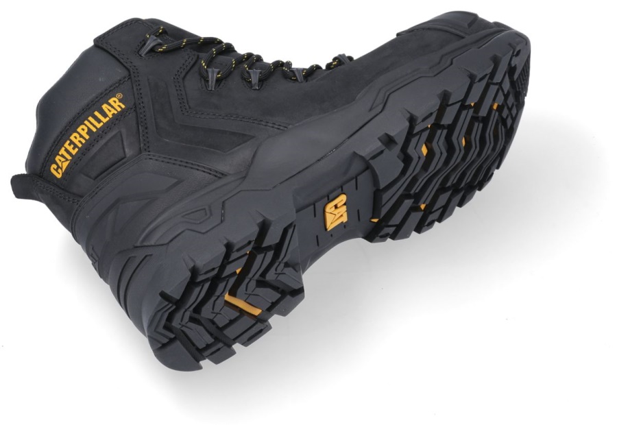 Men's Everett Composite Toe S3 Waterproof CI HRO SRC Work Boot Black Caterpillar